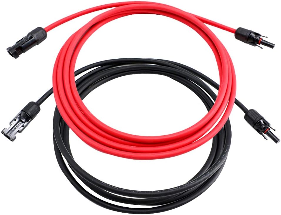 10 AWG 40 Feet Solar Extension Cable with Female and Male Connector B6829