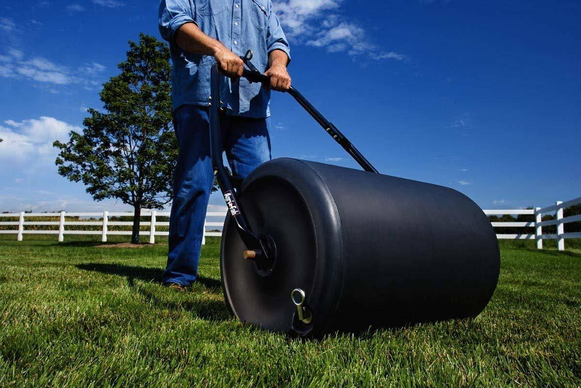 18 by 24 Inch Poly Push Tow Lawn Roller L7741