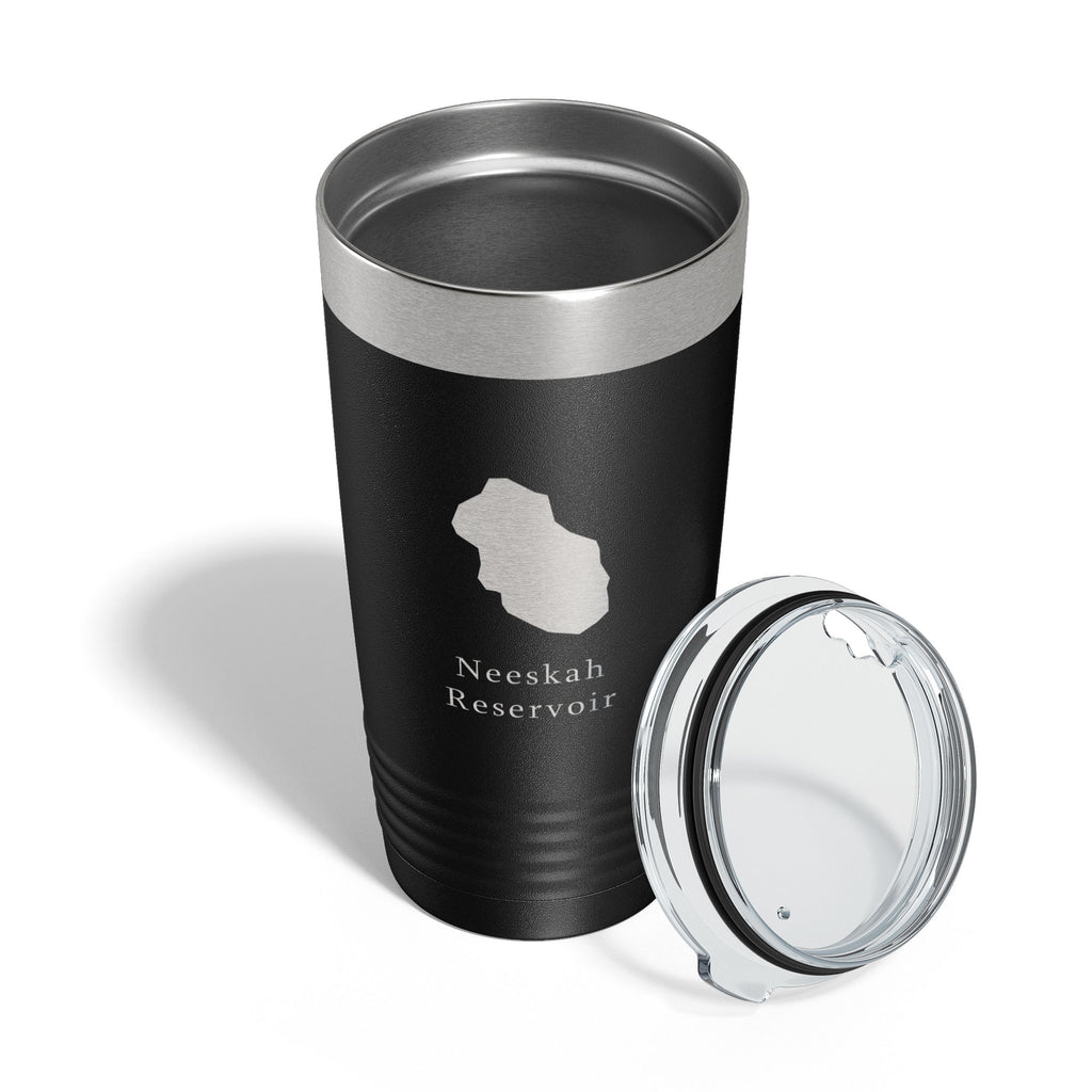 20 oz Black Insulated Travel Mug W3874