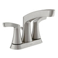 Spot Resist Brushed Nickel Double Centerset Bathroom Faucet B50432
