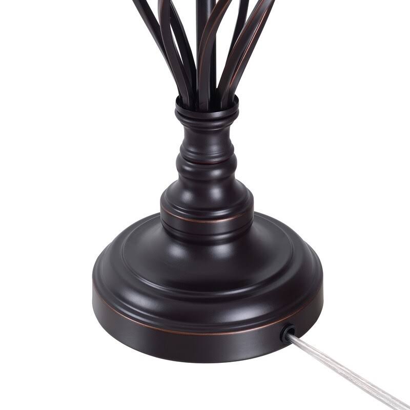 Rubbed Bronze Twist Base Lamps (Set of 3) P663