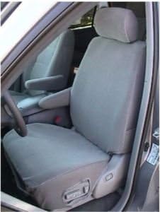 Gray Twill Seat Covers for Front Buckets G93601