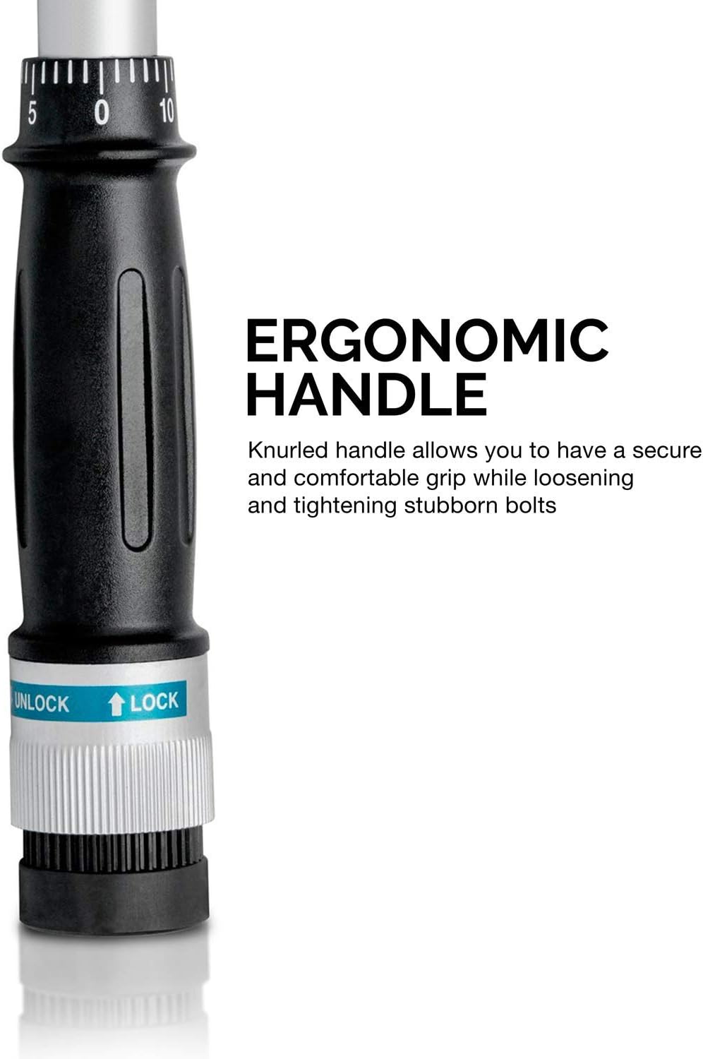 3/8" Drive Adjustable Click Torque Wrench, 15-80 Foot-Pound, Chrome Vanadium Steel, 14" Length, Pack of 2 Z9854