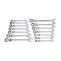 14 pc. Flex Head Ratcheting Combination Wrench Set M8646