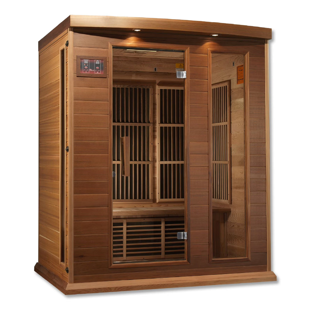 3-Person FAR Infrared Sauna Canadian Red Cedar R445836