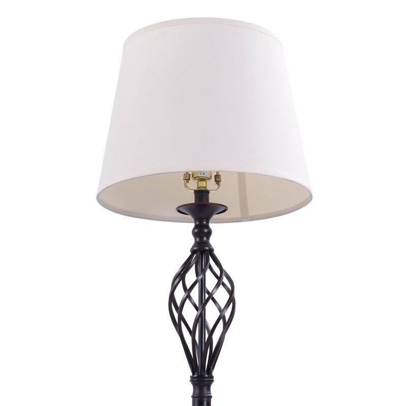 Rubbed Bronze Twist Base Lamps (Set of 3) P663