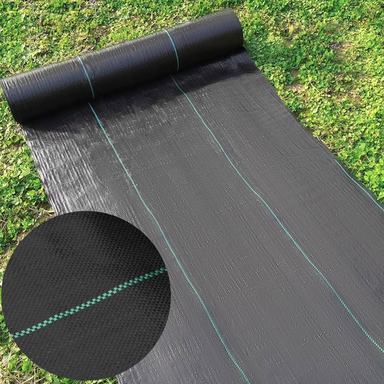 6.5x330ft Weed Barrier Landscape Cover 3.2oz PP Woven O637