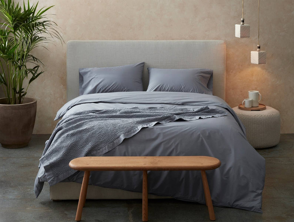Organic 300 Percale King Duvet Cover - Natural R710747
