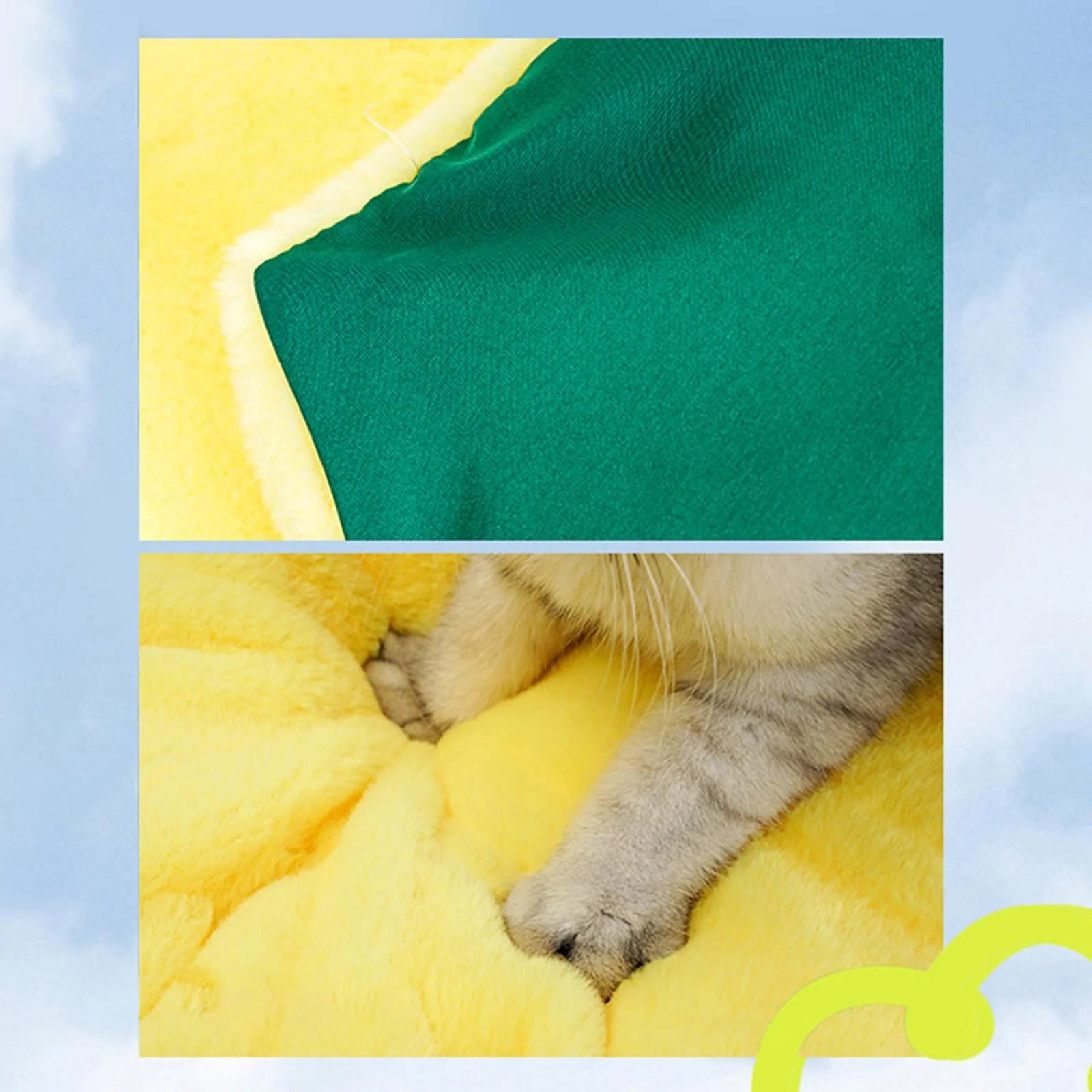 Pineapple Cat Dog Tent Hut Portable Pet House J43708