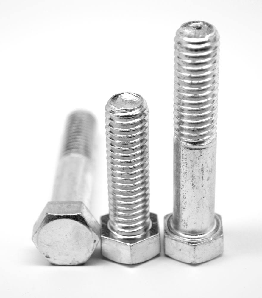 1/4x22-20 x 3/8x22 Coarse Thread Grade 5 Hex Cap Screw Medium Carbon Steel Zinc Plated V915