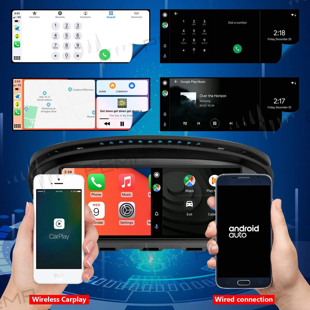 Blue Anti-Glare 10.25 Vertical Screen Android Display M572