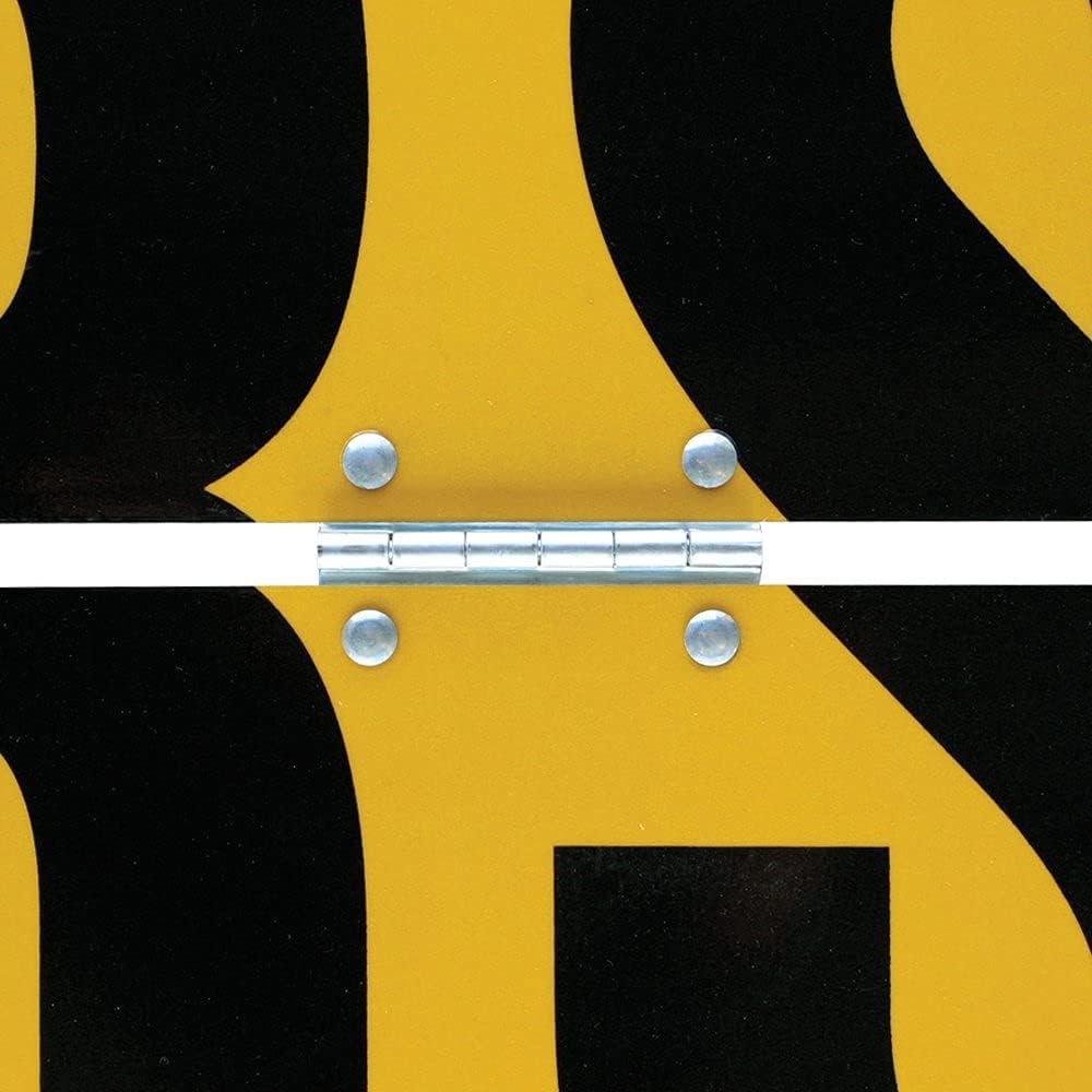 Oversize Load Sign for Escort Vehicles - Hinged Aluminum - 12 Inch x 60 Inch N941
