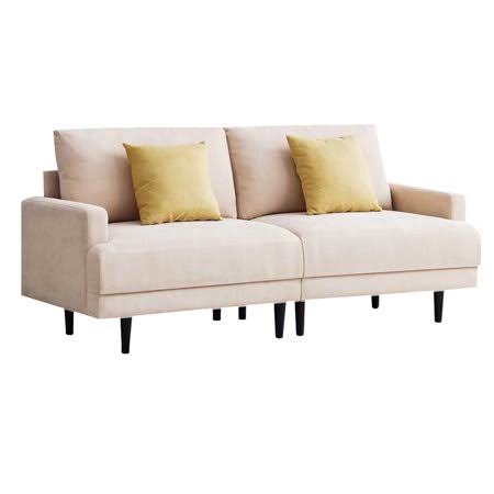Beige Fabric Sectional Sofa W898