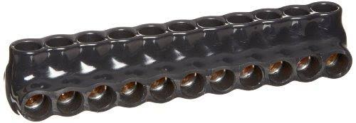 Black Insulated Multi-Cable Connector Dual Entry 11 Ports F42618