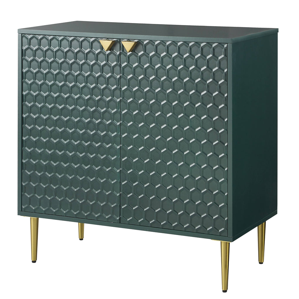Green 2-Door Accent Cabinet L853