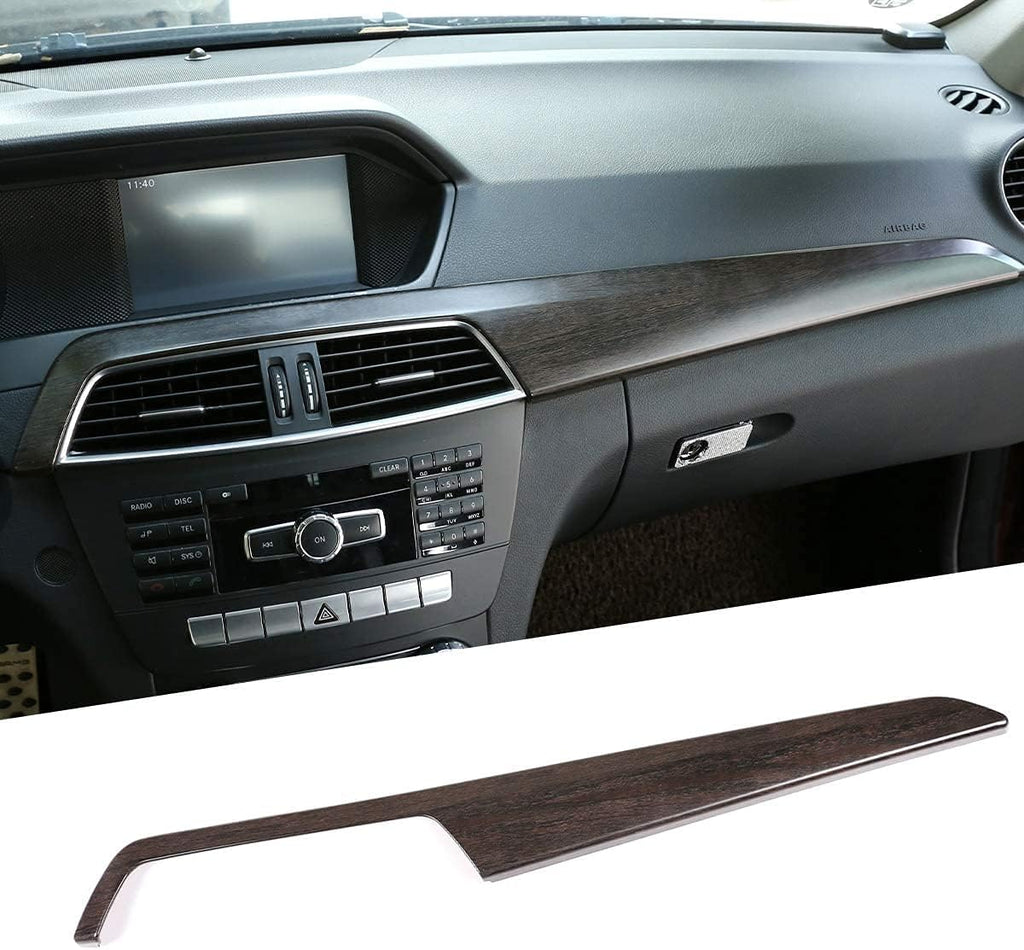 Carbon Fiber Car Center Console Dashboard Cover Panel for Mercedes Benz C Class W204 Y97519