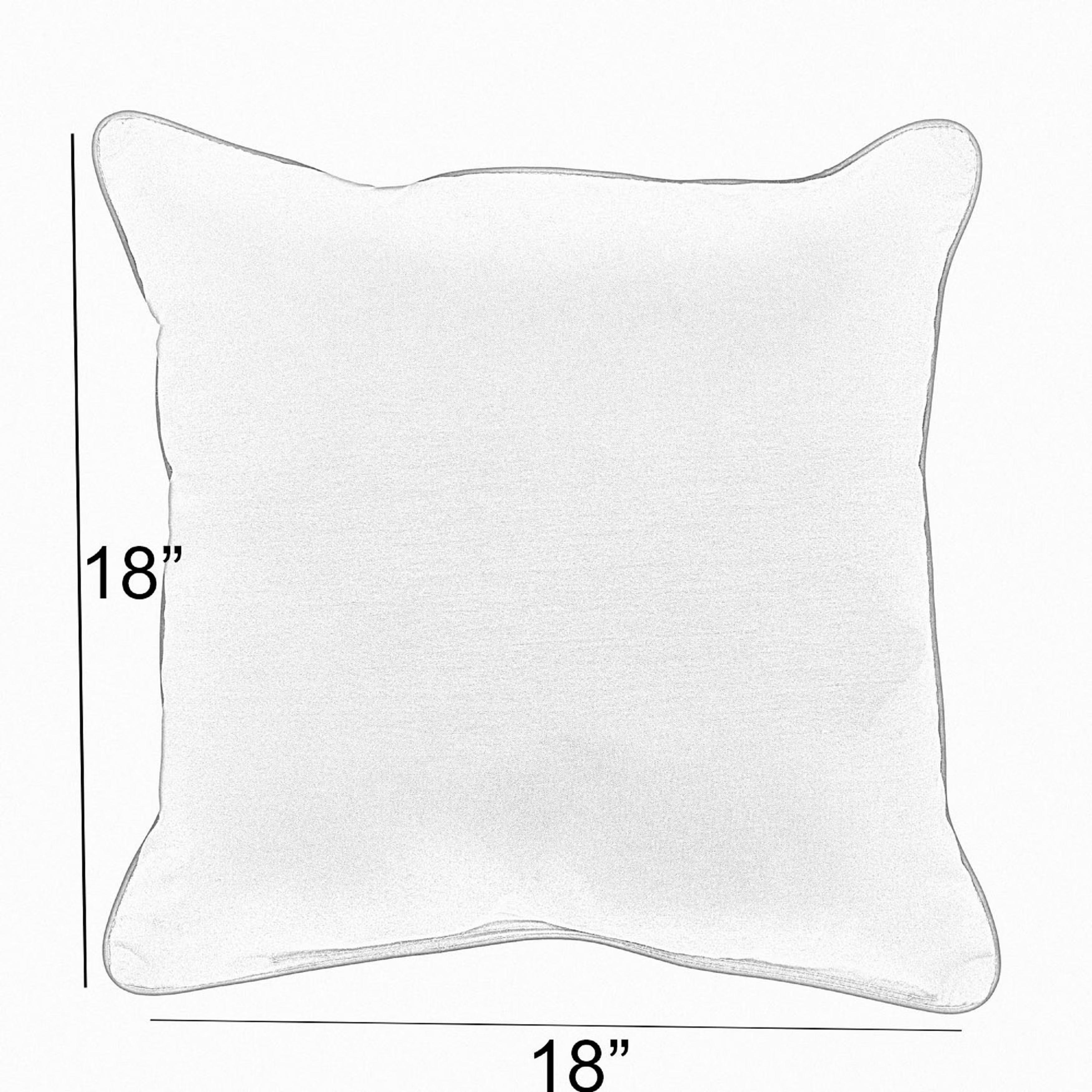 Hot Pink Corded Square Pillows Set of 2 T527