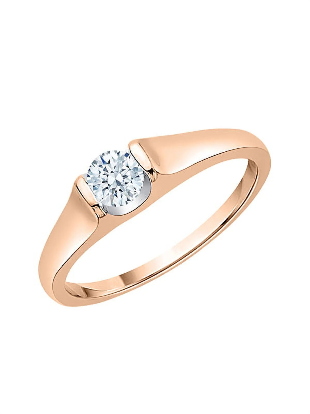 10K Gold Diamond Solitaire Engagement Ring L321581