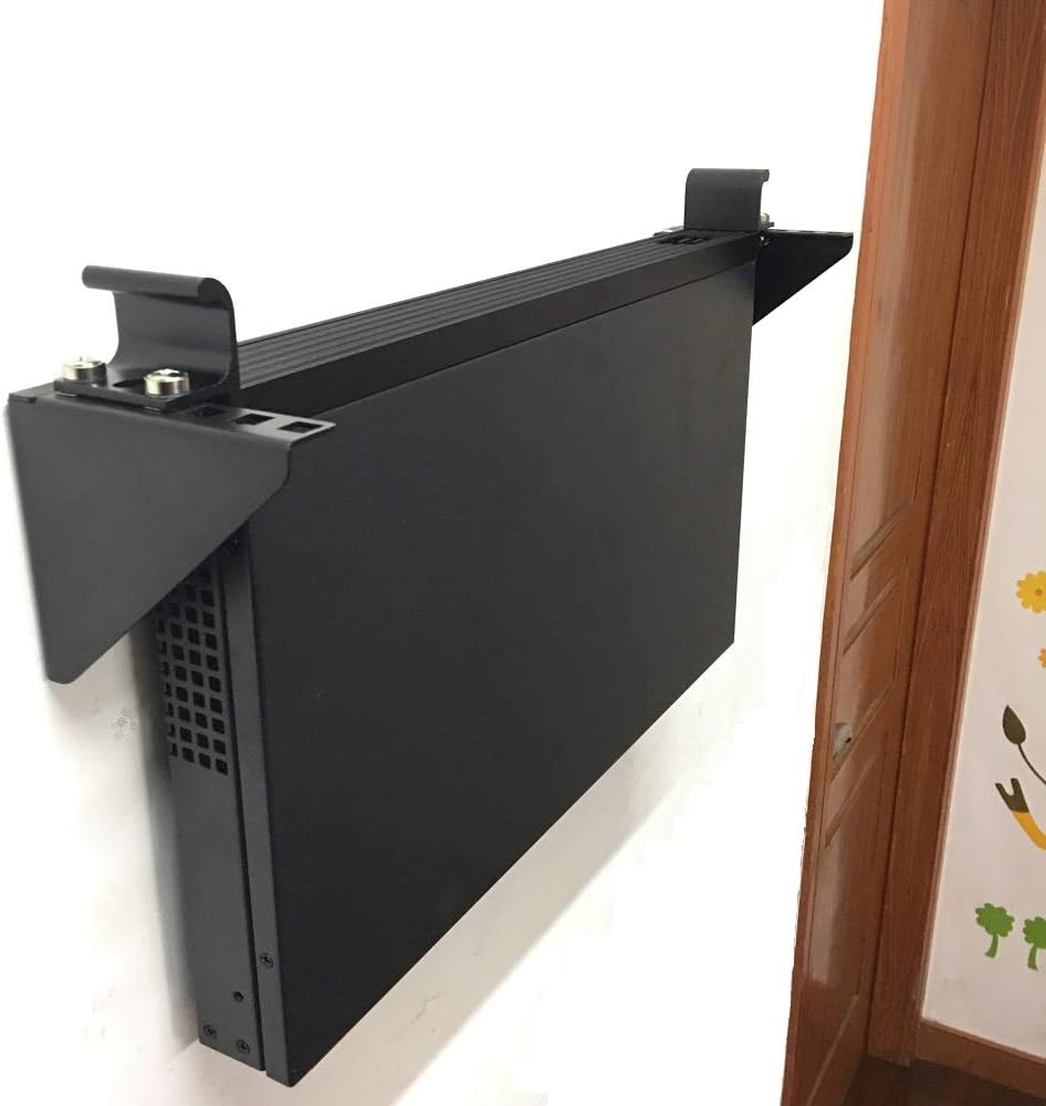 2U Light-Loading Foldable 19 Inches Cold Rolled Steel Vertical Wall Mount Rack L434695