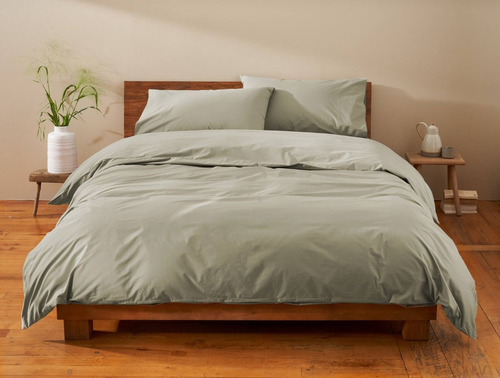 Organic 300 Percale King Duvet Cover - Natural R710747
