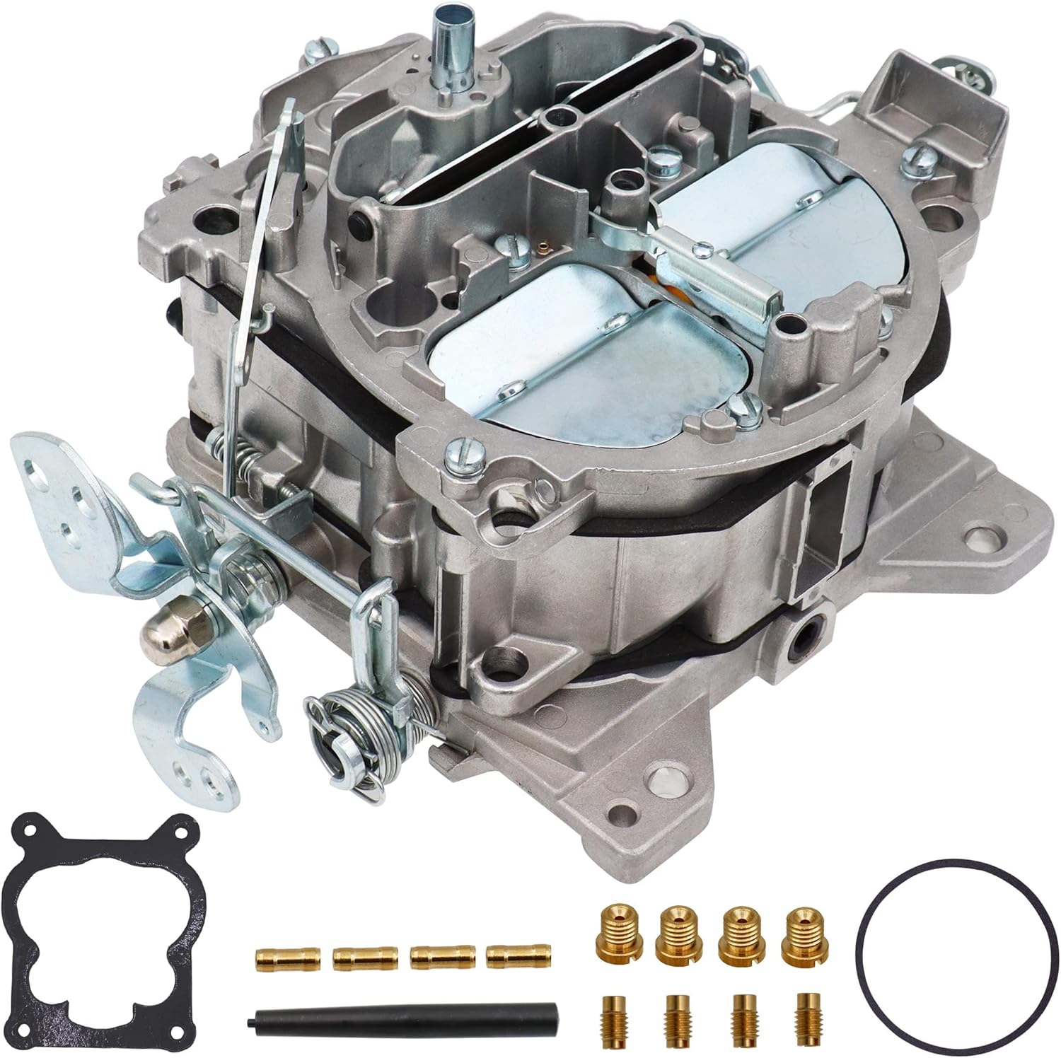 Carburetor 4 Barrel 750 CFM Manual Choke with Gaskets Plugs Jets N602