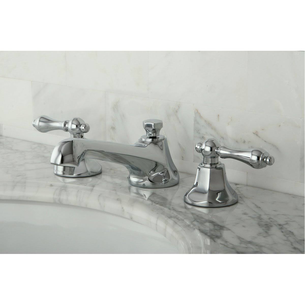 Polished Brass Widespread Bathroom Faucet Q253350