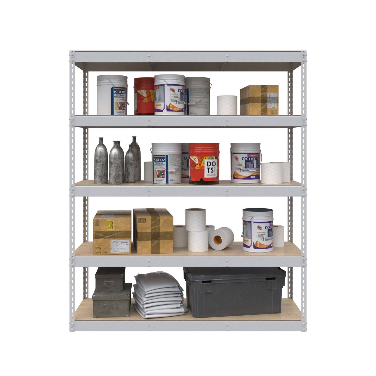 18x 60x22 x 72x22 Modular Shelving - White Y763