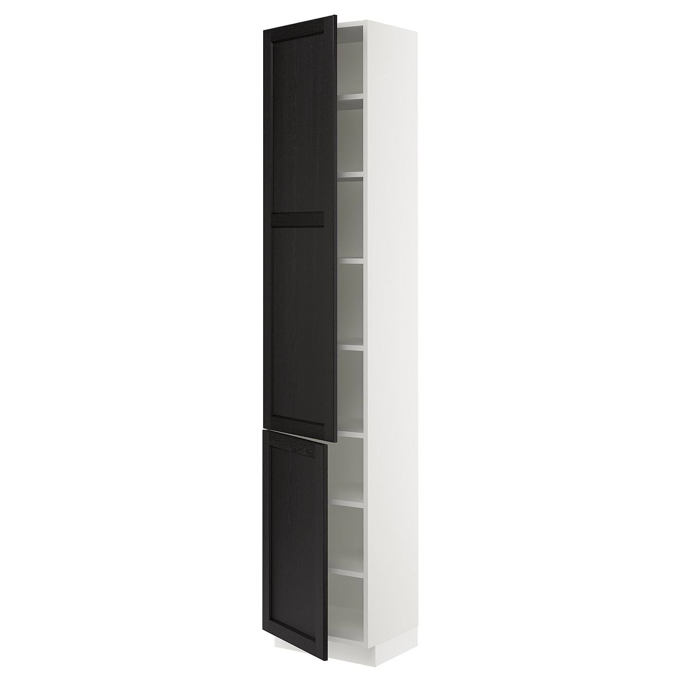 White High Cabinet with Shelves and 2 Doors L52642