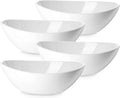 White 36 Ounce Porcelain Serving Bowls, Set of 4 U8052
