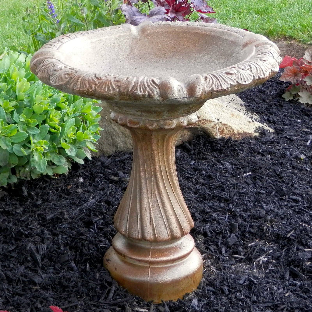 Cast Stone Bird Bath X9140