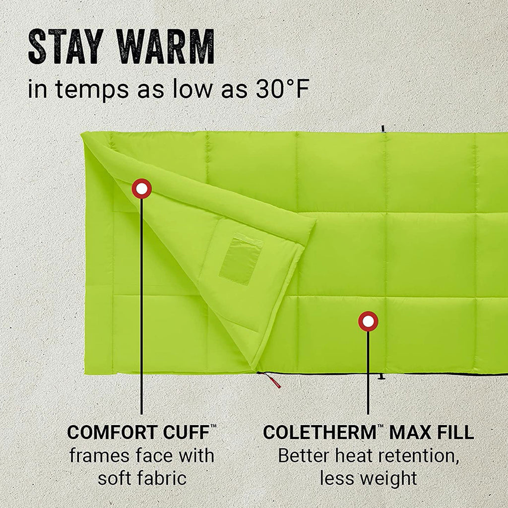 2 Pack 30 Degree Lightweight Sleeping Bag U8813