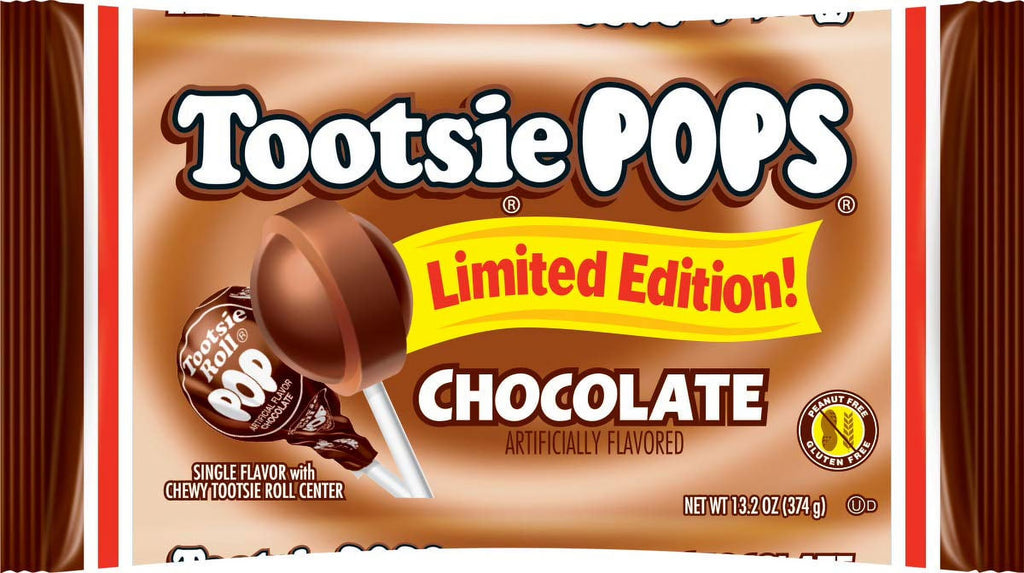 Chocolate Flavor Lollipop, 13.2 Ounce Bag X982017
