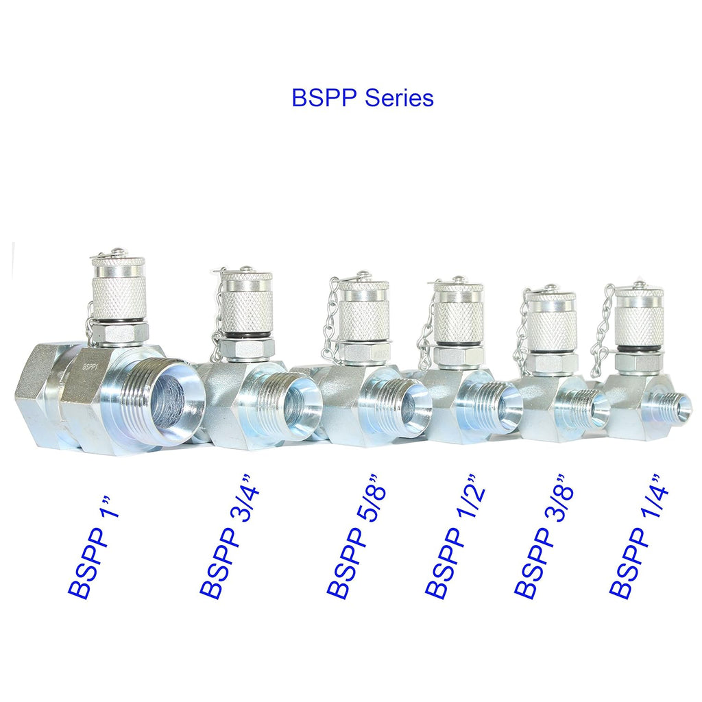 Hydraulic Pressure Test Coupling Kit with Pressure Gauges Set and Test Hose Q1880
