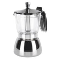 Cafetera Espresso Moka de Acero Inoxidable, 6 Tazas Z2729