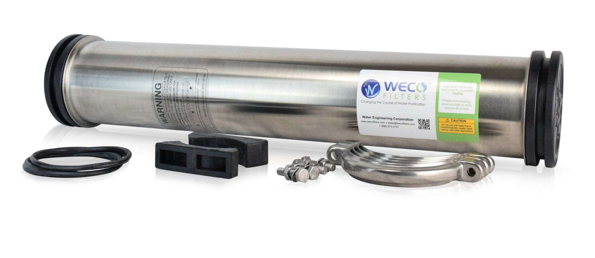 Reverse Osmosis Membrane Housing 304 Stainless Steel ½" X ½" FNPT A753926