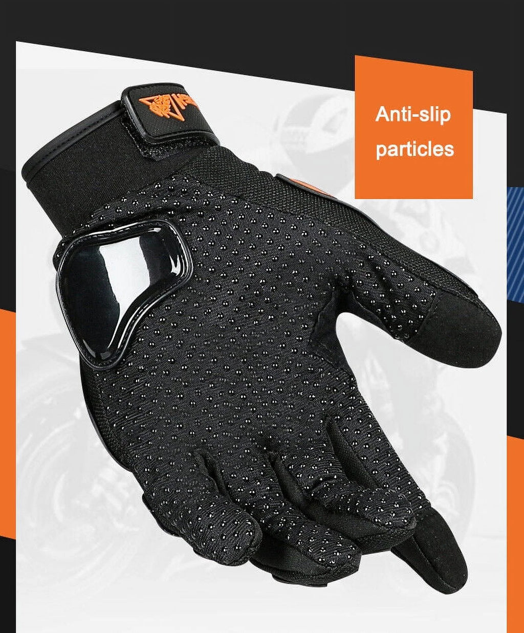 Motorcycle Gloves Full Finger Touchscreen Motorbike Riding Gloves Z38780