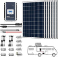 800W 12/24V Polycrystalline Off-Grid Solar Panel Kit with 8PCs 100W Rigid Solar Panels R92377