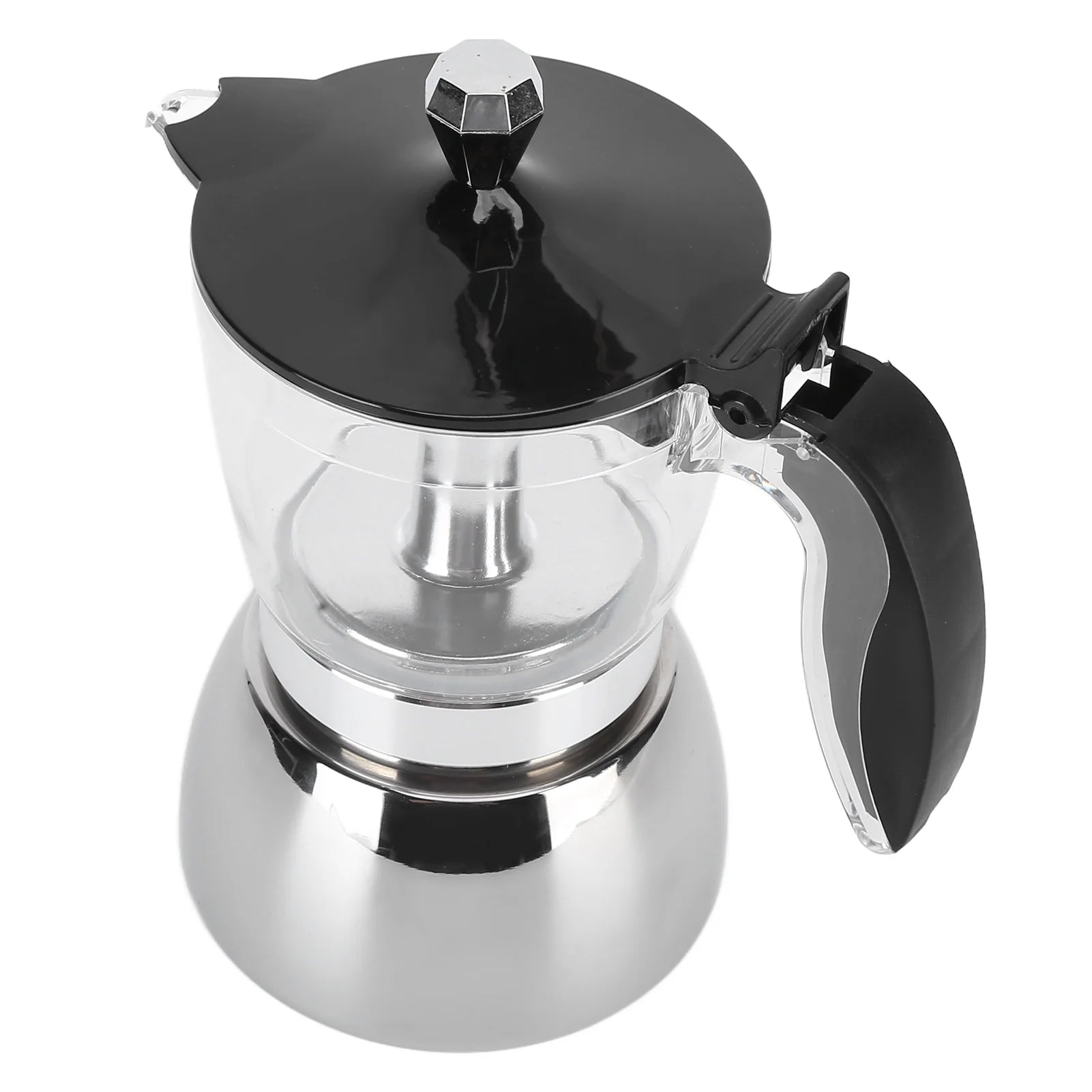 Cafetera Espresso Moka de Acero Inoxidable, 6 Tazas Z2729