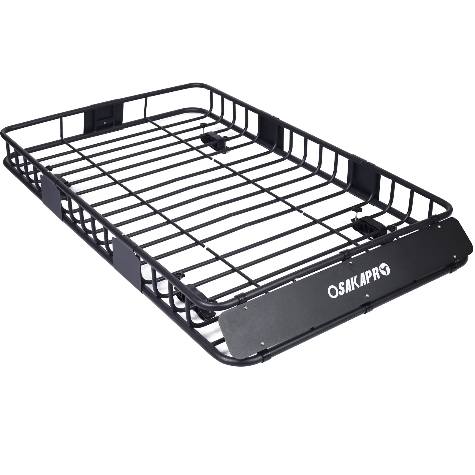 Black Steel Roof Rack Cargo Carrier Basket M2212