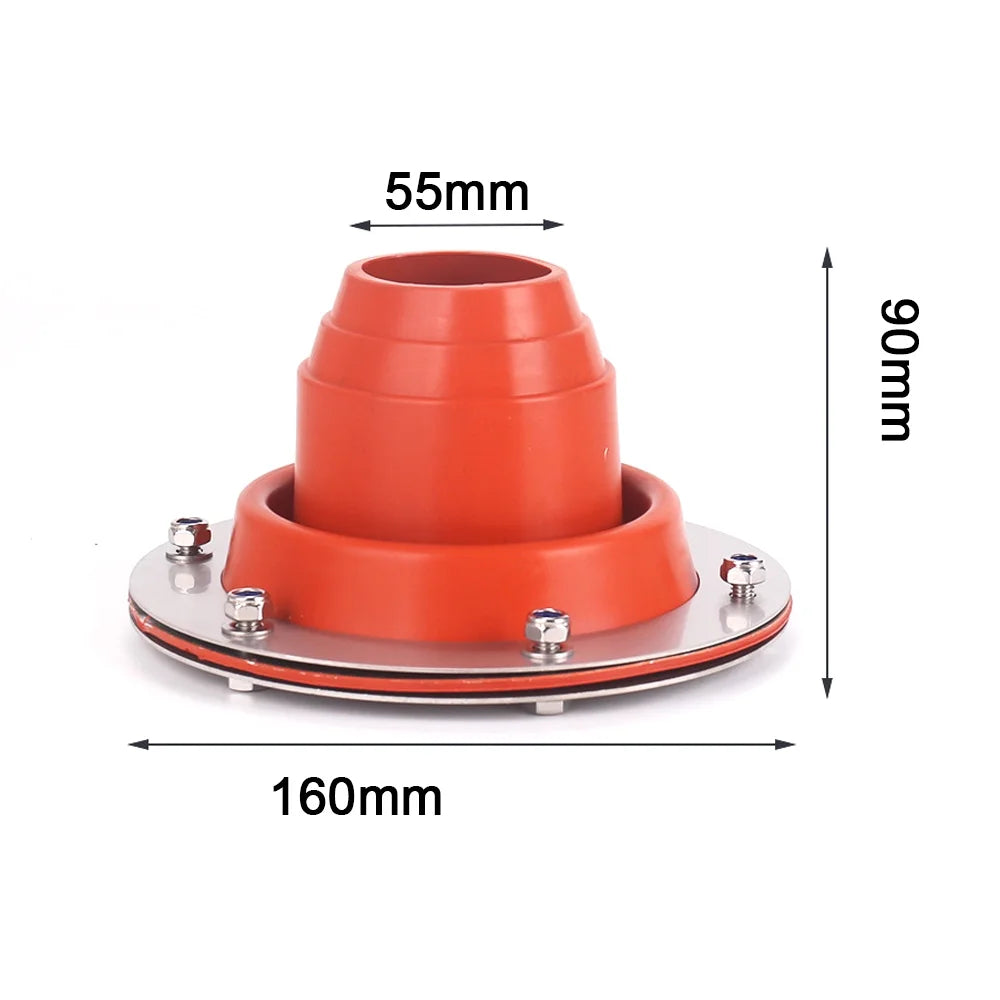 Jack Kit for Tent Flexible Roof Silicone Metal Roofing Tube Flashing High Resistance Device for Chimney D88542