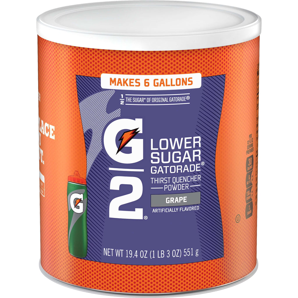 Grape Low Calorie Sports Drink Powder Mix 19.4 oz. Canister S161332