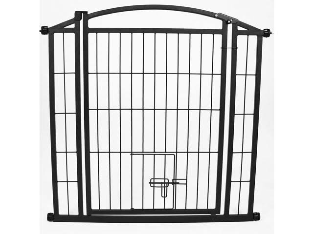 Black Walk-Thru Pet Gate J985584