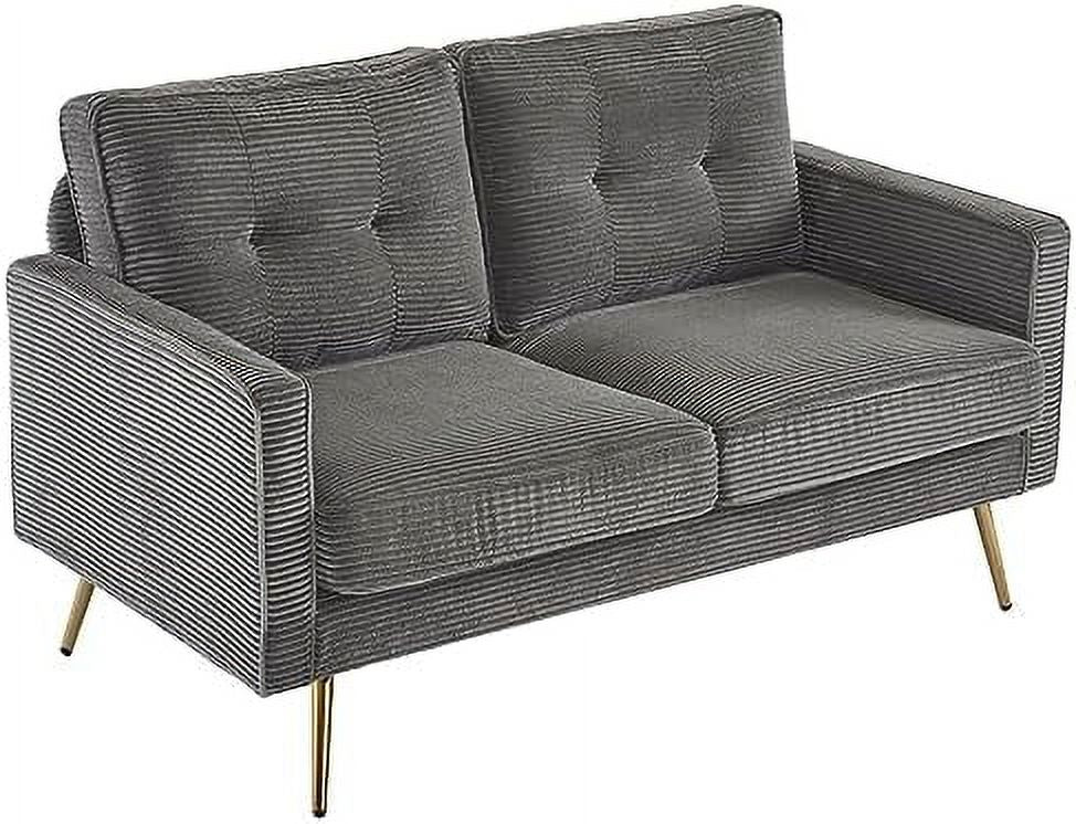 White Faux Sherpa 2-Seater Loveseat Sofa X410375