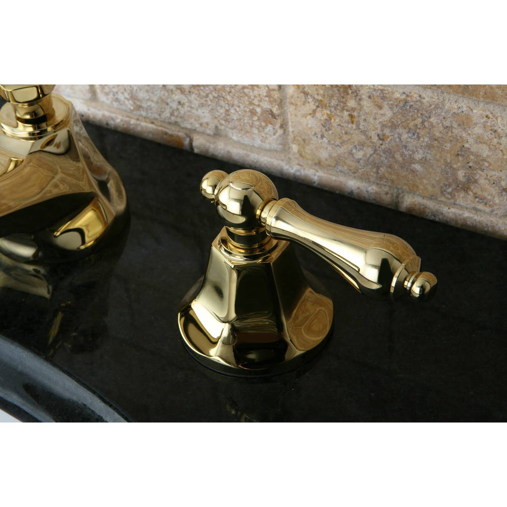 Polished Brass Widespread Bathroom Faucet Q253350
