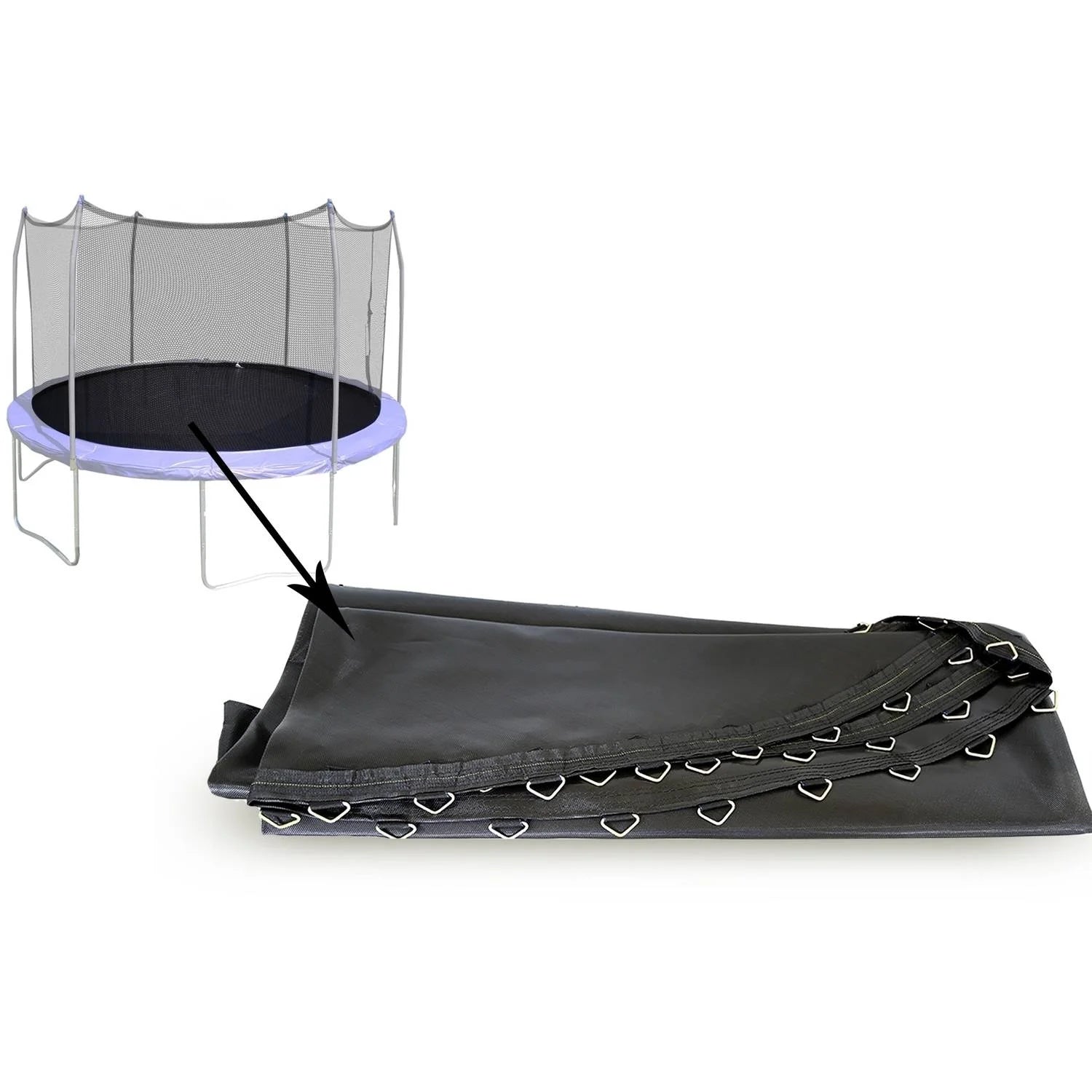 15 foot Round Jump Mat with 96 V-Rings D519