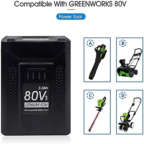 80V 3.0Ah Replacement Lithium Ion Battery C7798