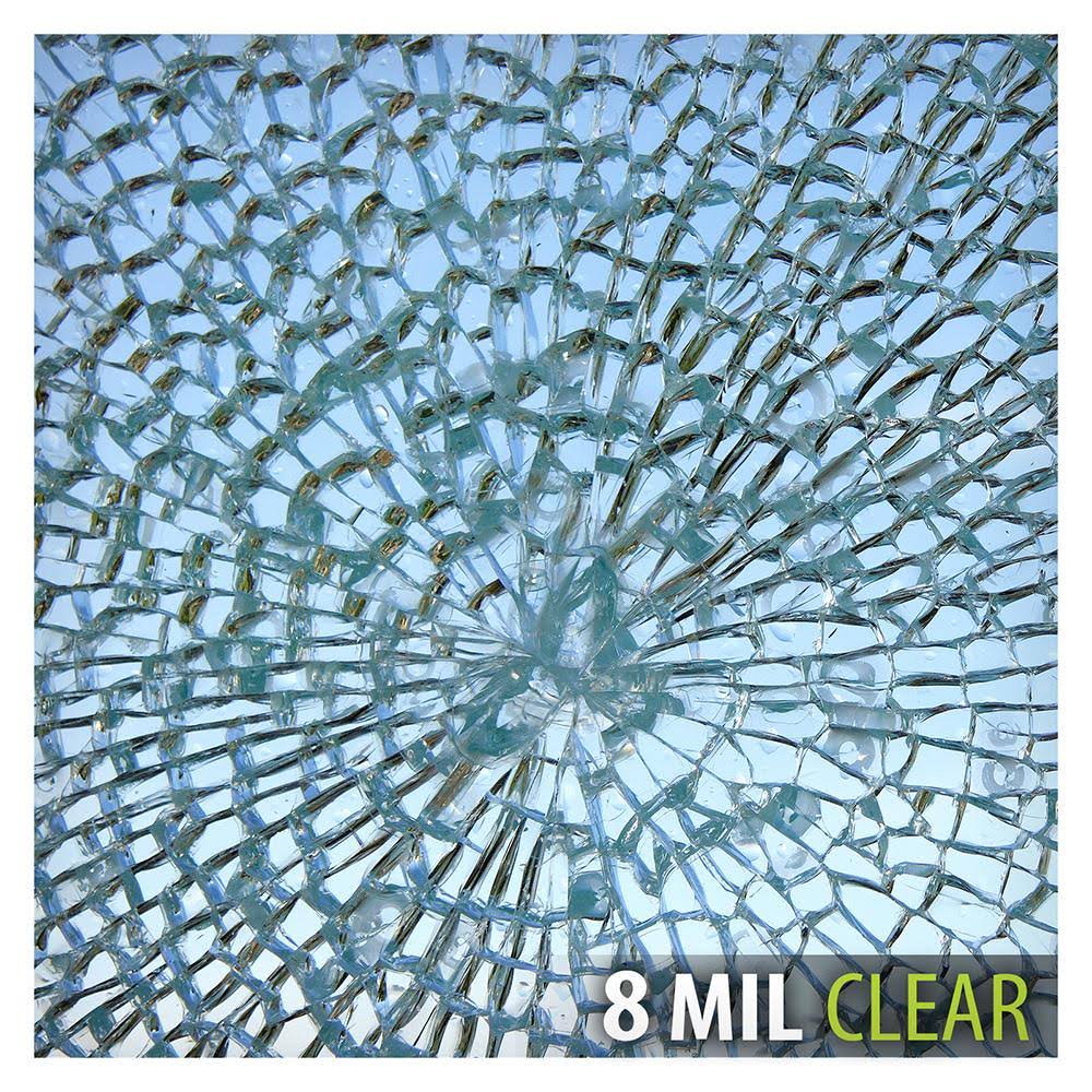 Clear 8 Mil Window Film Security and Safety J279