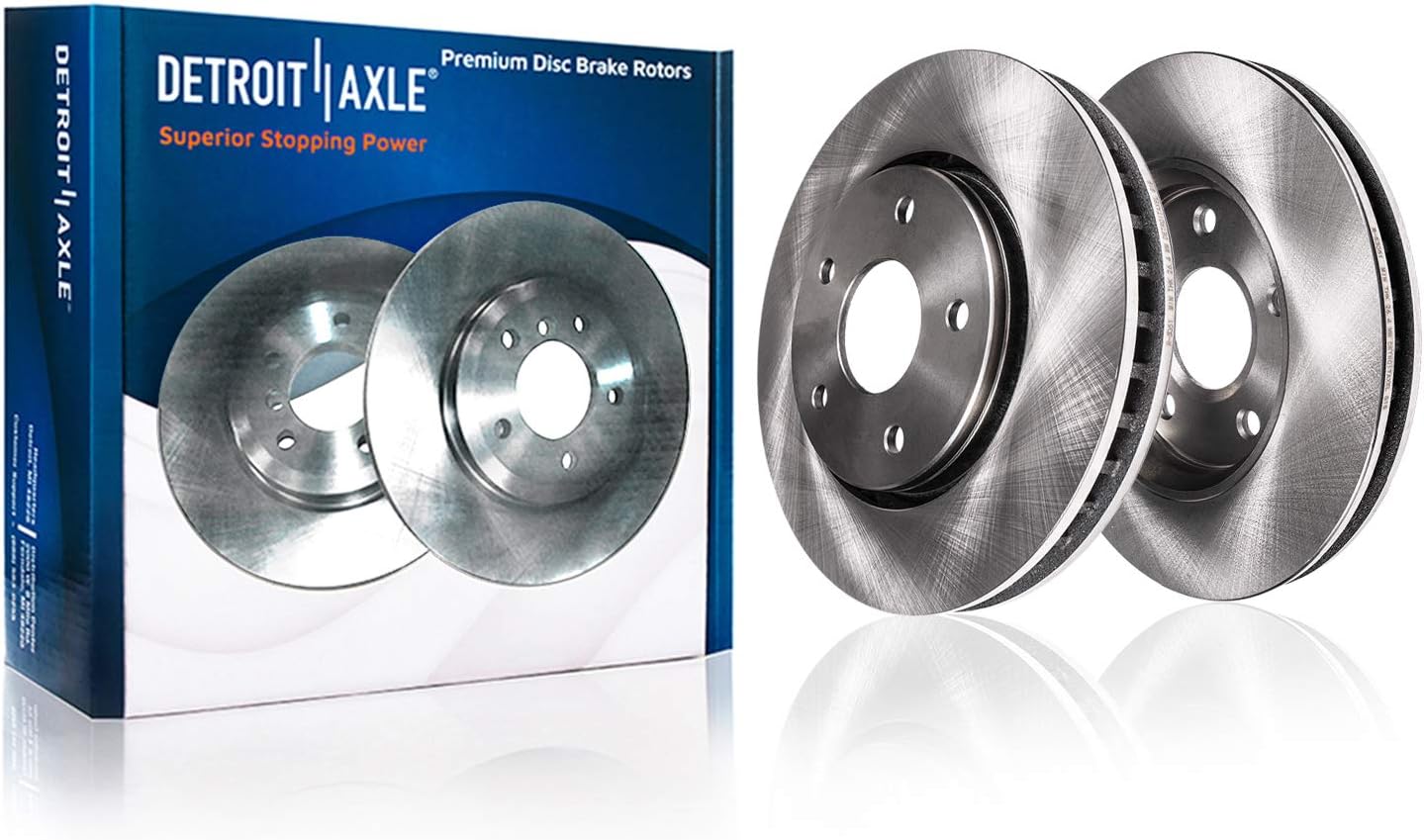 Front and Rear Disc Rotors Brake Pads 10pc Set E621