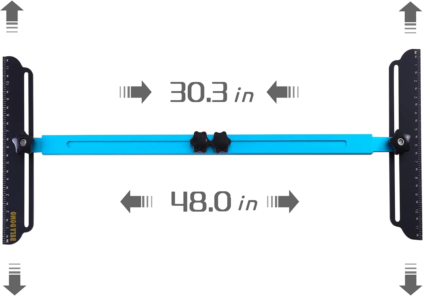 Foldable Aluminum Alloy Stair Tread Gauge I569512