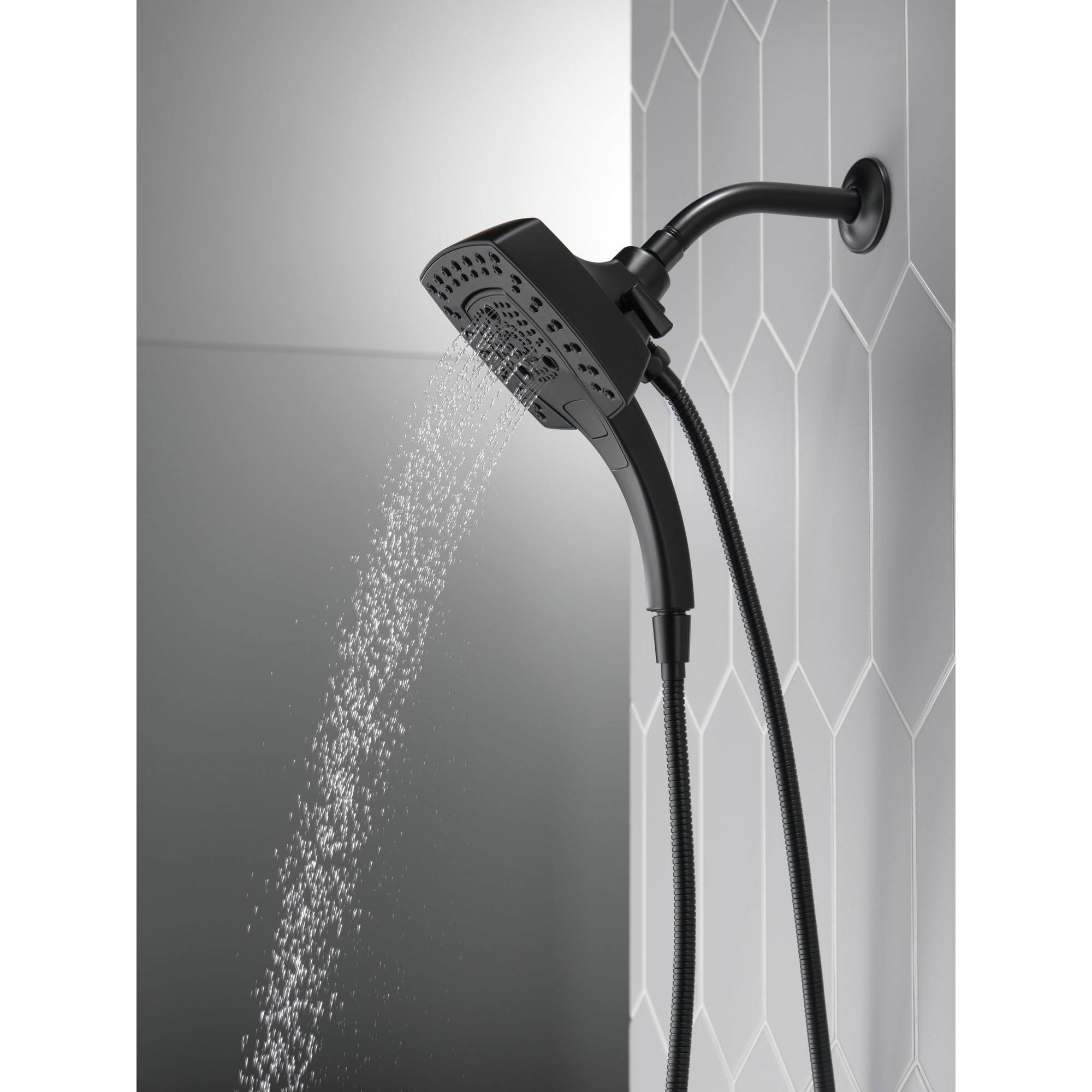 Matte Black Two-in-One Shower D5147
